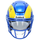Davante Adams Autographed Los Angeles Rams Speedflex Midi Helmet JSA Witnessed