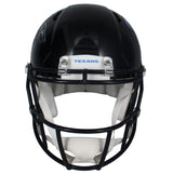 Dalton Schultz Autographed Houston Texans 2024 Navy Alternate H-Town Speed Authentic Helmet Beckett Witnessed