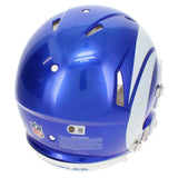 Myles Garrett Autographed Los Angeles Rams White 2026 Alternate Fearsome White Speed Authentic Helmet Beckett Witnessed