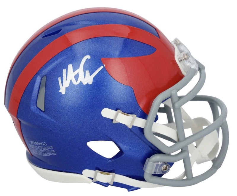Abdul Carter Autographed New York Giants 2024 Alternate Speed Mini Helmet Fanatics