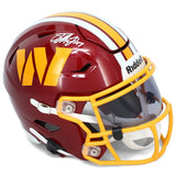 Terry McLaurin Autographed Washington Commanders Speedflex Midi Helmet Beckett Witnessed