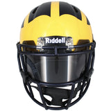 Tom Brady Autographed Michigan Wolverines Speed Authentic w/Visor Fanatics