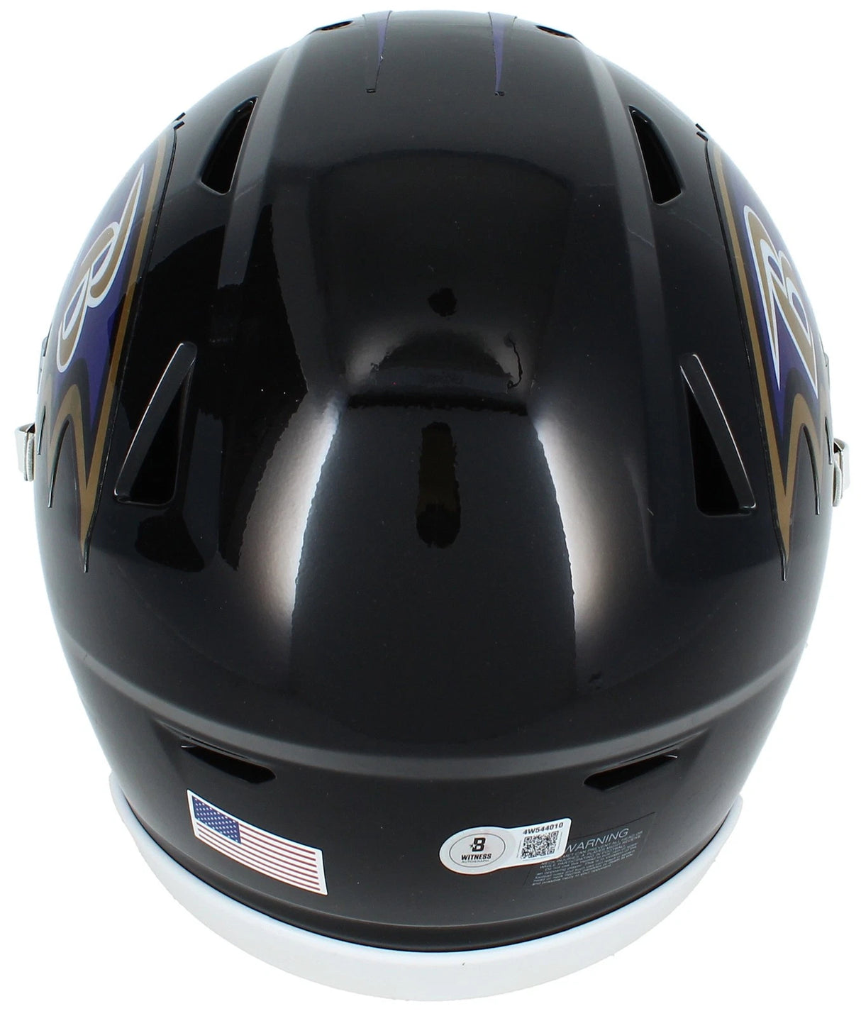Anquan Boldin Autographed Baltimore Ravens Speedflex Midi Helmet Beckett Witnessed