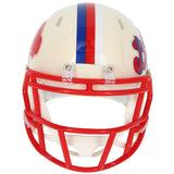 James Cook Autographed Buffalo Bills RETRO Speed Mini Helmet Beckett Witnessed