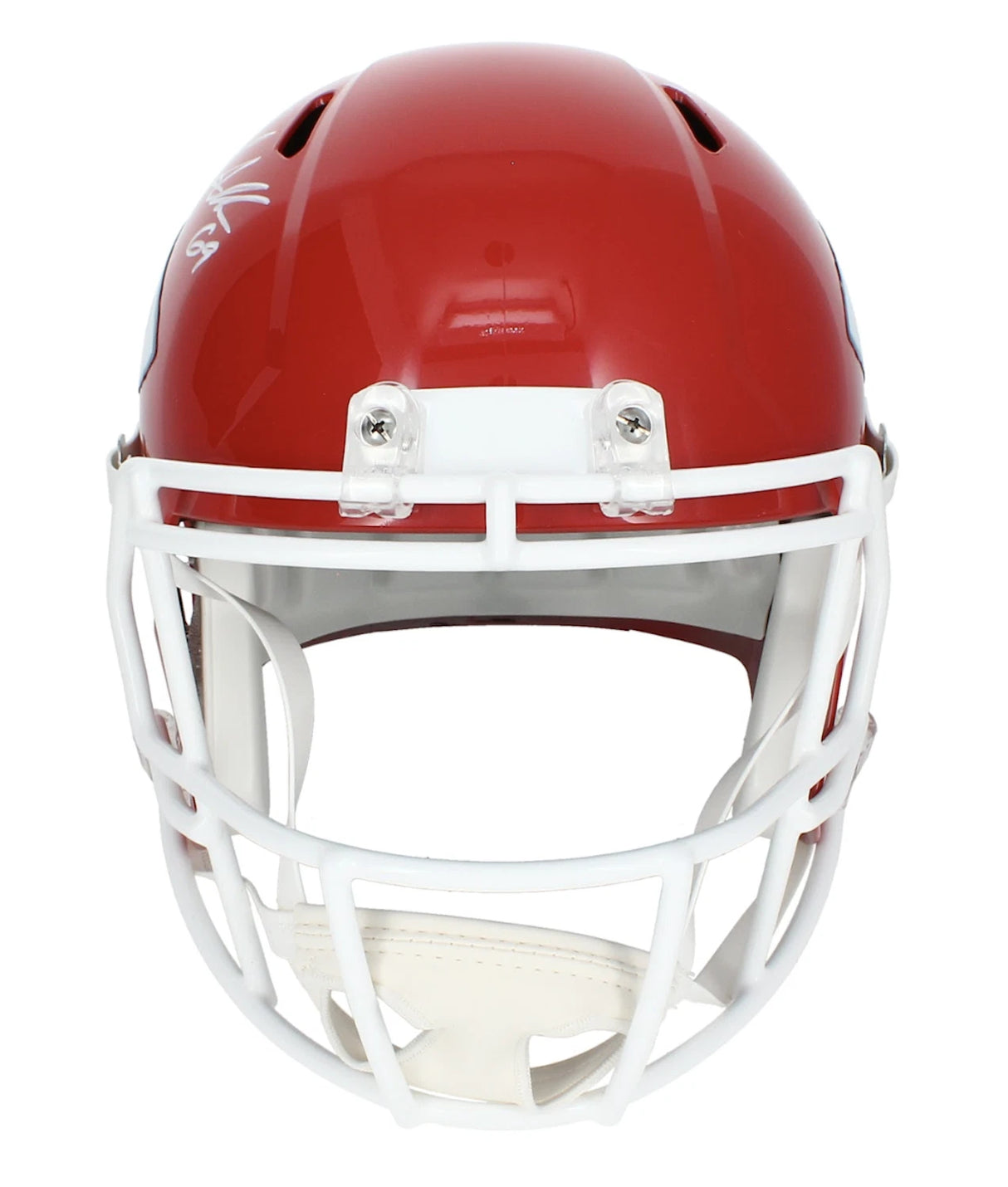 Jared Allen Autographed Kansas City Chiefs Speed Full Size Helmet Beckett Witnessed