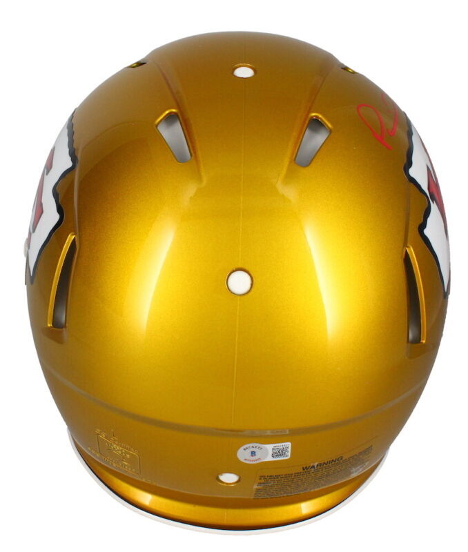 Patrick Mahomes Autographed/Inscribed "SB LIV MVP" Kansas City Chiefs Flash Speed Authentic Helmet Beckett Witnessed