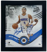Jalen Suggs Framed Orlando Magic 15" x 17" Game Used Basketball Collage LE 50