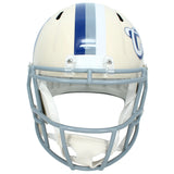 Jonathan Taylor Autographed Indianapolis Colts RETRO Speed Full Size Helmet Beckett Witnessed