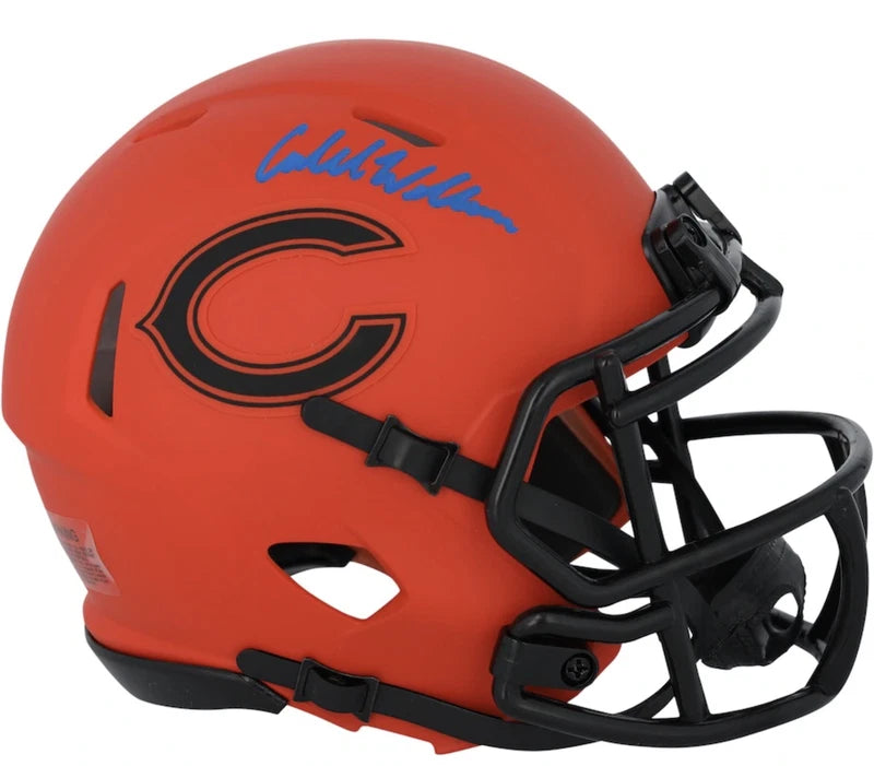 Caleb Williams Autographed Chicago Bears RAVE Speed Mini Helmet Fanatics