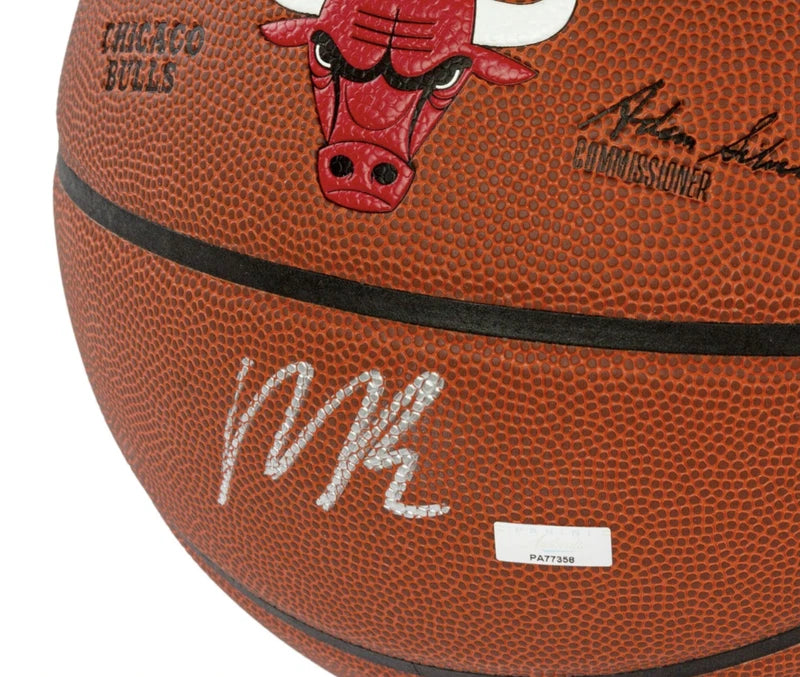 Matas Buzelis Autographed Chicago Bulls Wilson Team Alliance Replica Basketball Panini