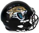 Travis Hunter Autographed Jacksonville Jaguars Speed Authentic Helmet Fanatics