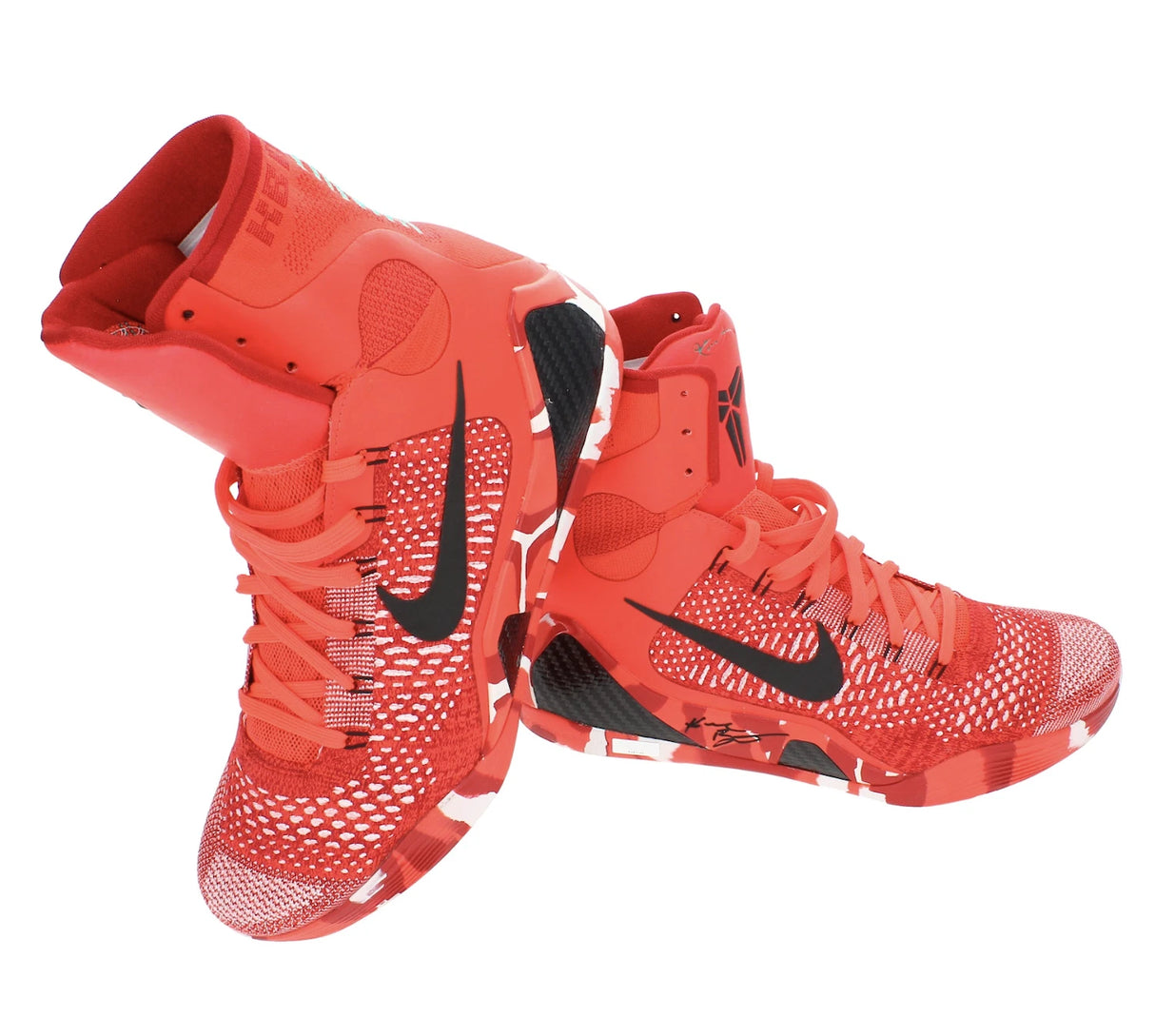 Kobe Bryant Autographed Nike Elite IX "Christmas Day" Shoes Panini