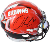 Quinshon Judkins Autographed Cleveland Browns Custom Painted Speed Authentic Helmet LE 1/1 Fanatics