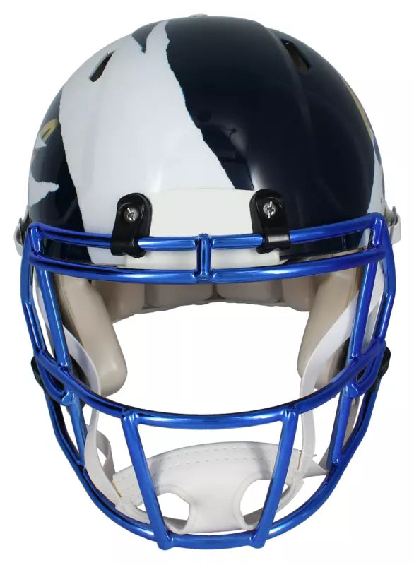 Jared Goff Autographed Detroit Lions/California Golden Bears ECC Custom Painted Ripped Speed Authentic Helmet Fanatics