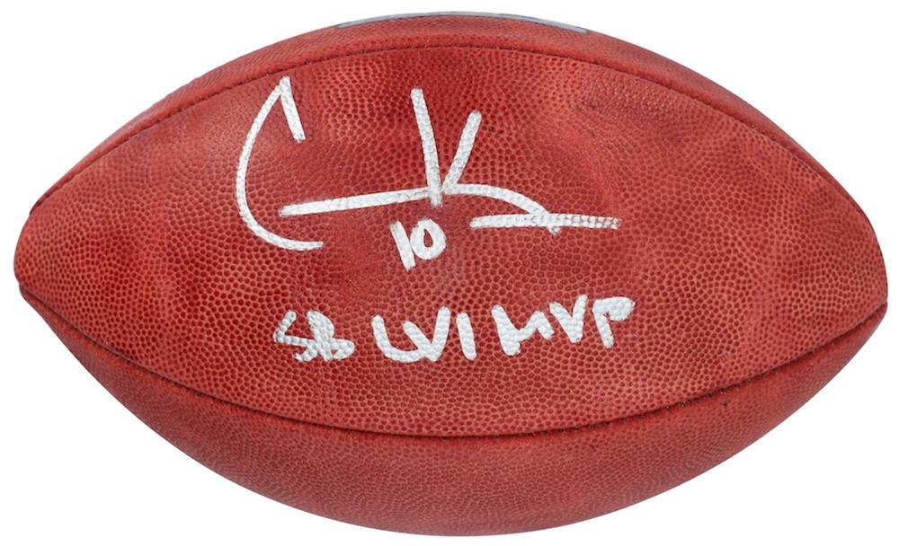 Cooper Kupp Autographed/Inscribed "SB LVI MVP" Los Angeles Rams SB LVI Champs Logo Official Wilson Duke Football Fanatics