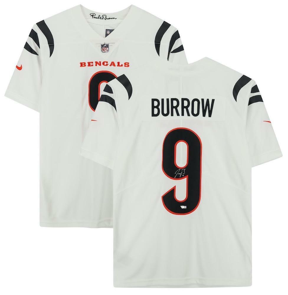 Joe Burrow Autographed Cincinnati Bengals Nike 2021 White Limited Jersey Fanatics