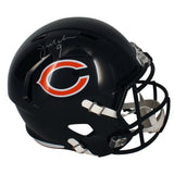 Jim McMahon Autographed Chicago Bears Speed Full Size Helmet Beckett Witnessed