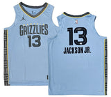 Jaren Jackson Jr. Autographed Memphis Grizzlies Jordan Light Blue Statement Swingman Jersey