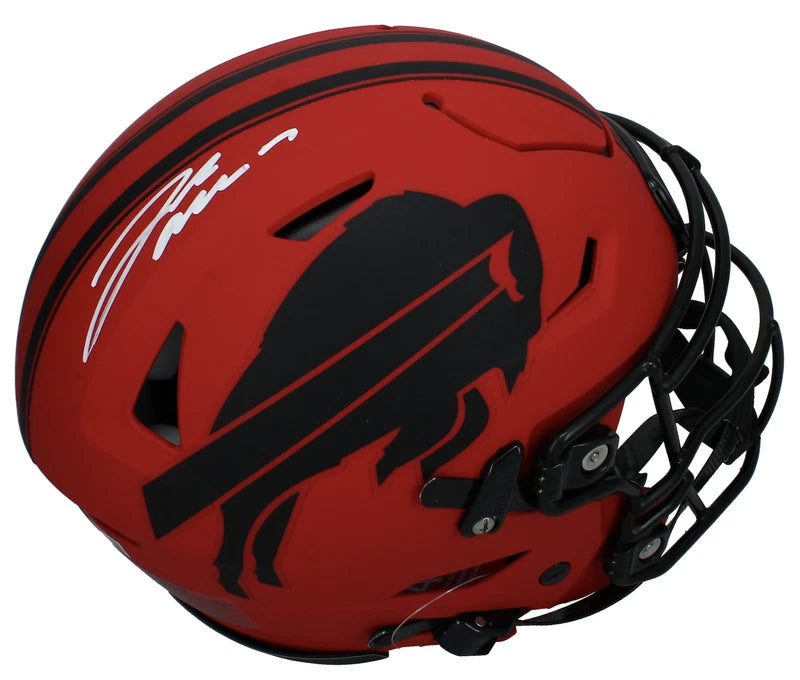 Josh Allen Autographed Buffalo Bills RAVE Speedflex Authentic Helmet Beckett