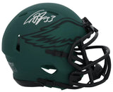 Cooper DeJean Autographed Philadelphia Eagles RAVE Speed Mini Helmet Fanatics