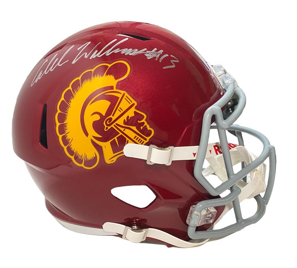 Caleb Williams Autographed USC Trojans Speed Full Size Helmet Fanatics