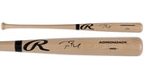 Tom Brady Autographed Rawlings Blonde Bat Fanatics
