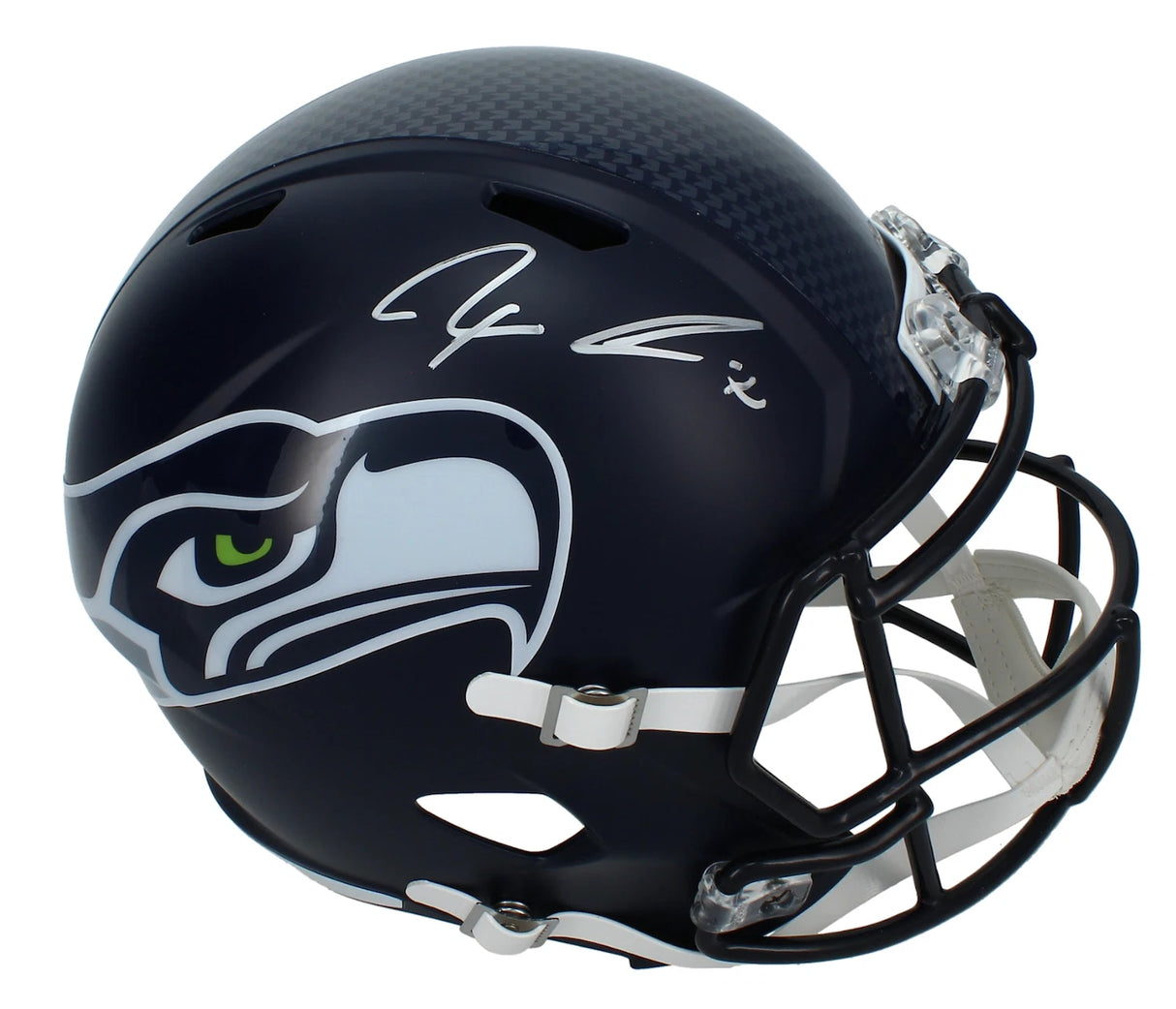 Jaxon Smith-Njigba Autographed Seattle Seahakws Super Bowl LX Champions Logo Speed Full Size Helmet Fanatics