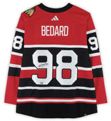 Connor Bedard Autographed Chicago Blackhawks Reverse Retro Adidas Authentic Jersey Fanatics