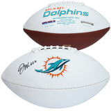 JAYLEN WADDLE Autographed Miami Dolphins White Panel Football FANATICS