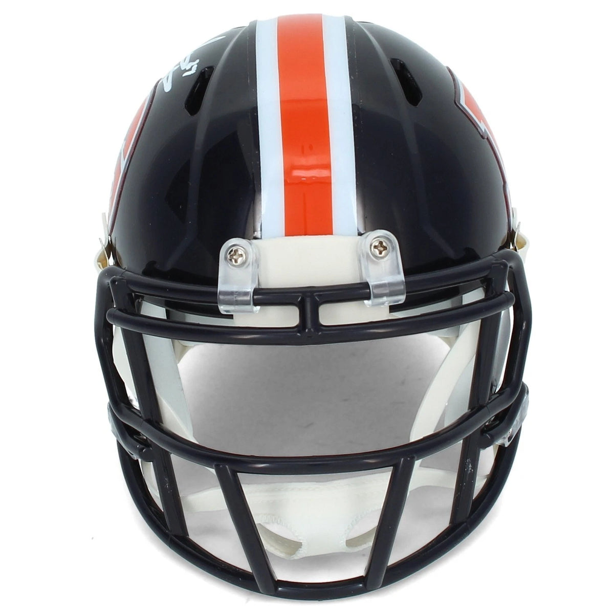Steve Atwater Autographed Denver Broncos 2022 Color Rush Speed Mini Helmet Beckett Witnessed