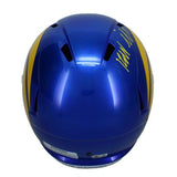Kyren Williams Autographed (in Yellow) Los Angeles Rams Speed Full Size Helmet Beckett Witnessed