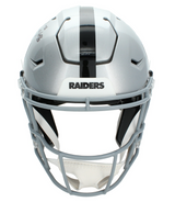 Howie Long Autographed/Inscribed "HOF 00" Raiders Speedflex Authentic Helmet Beckett Witnessed