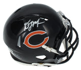 D.J. Moore Autographed Chicago Bears Speed Mini Helmet Beckett Witnessed