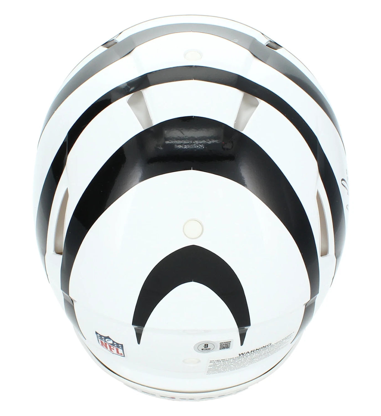 Chase Brown Autographed Cincinnati Bengals 2022 White Alternate Speed Authentic Helmet Beckett Witnessed