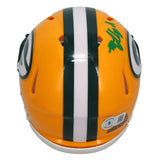 MarShawn Lloyd Autographed (In Green) Green Bay Packers Speed Mini Helmet Beckett Witnessed