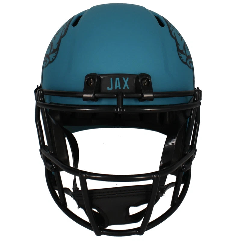 Brian Thomas Jr Autographed (in Green) Jacksonville Jaguars RAVE Speed Full Size Helmet Fanatics