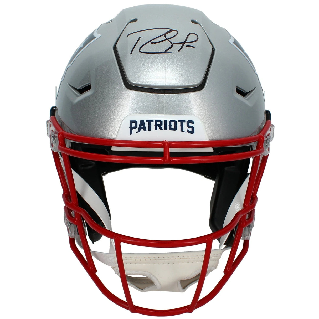 Randy Moss Autographed New England Patriots Speedflex Authentic Helmet Beckett Witnessed
