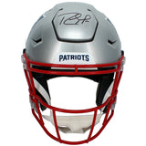 Randy Moss Autographed New England Patriots Speedflex Authentic Helmet Beckett Witnessed