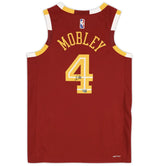 Evan Mobley Autographed Cleveland Cavaliers Nike Red 2021-22 Mixtape Swingman Jersey Fanatics