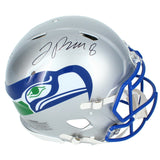 Jadarian Price Autographed Seattle Seahawks 1983-01 Throwback Speed Authentic Helmet Beckett Witnessed