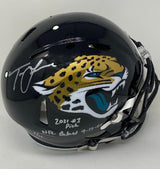 TREVOR LAWRENCE Autographed/Multi-Inscribed Jacksonville Jaguars Speed Authentic Helmet FANATICS LE 16