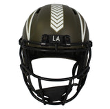 Antonio Gates Autographed Chargers 2022 Salute to Service Speed Full Size Helmet Beckett Witnessed