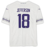 Justin Jefferson Autographed Minnesota Vikings White Alternate Nike Vapor F.U.S.E. Limited Jersey Fanatics
