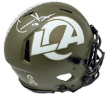COOPER KUPP Autographed Los Angeles Rams 2022 Salute To Service Speed Authentic Helmet