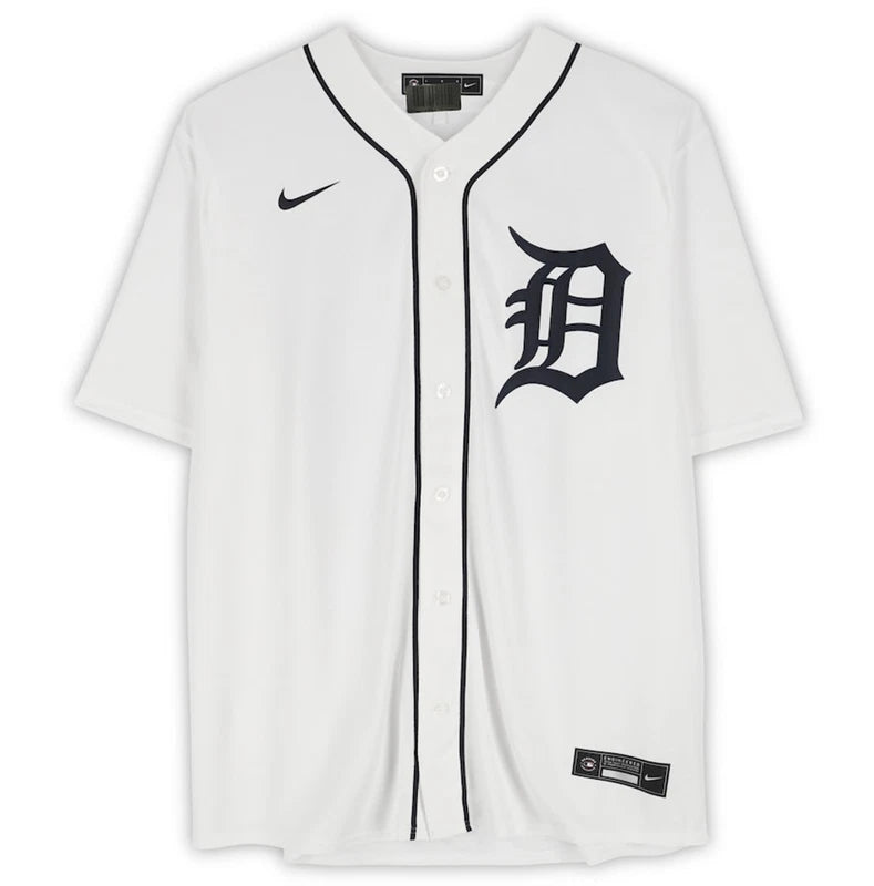 Tarik Skubal Detroit Tigers Autographed "24 Cy Young" Nike White Replica Jersey Fanatics