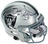 Raghib "Rocket" Ismail Autographed Raiders Speedflex Midi Helmet Beckett Witnessed