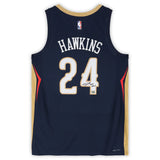 Jordan Hawkins Autographed New Orleans Pelicans Navy Nike Icon Edition Swingman Jersey Fanatics
