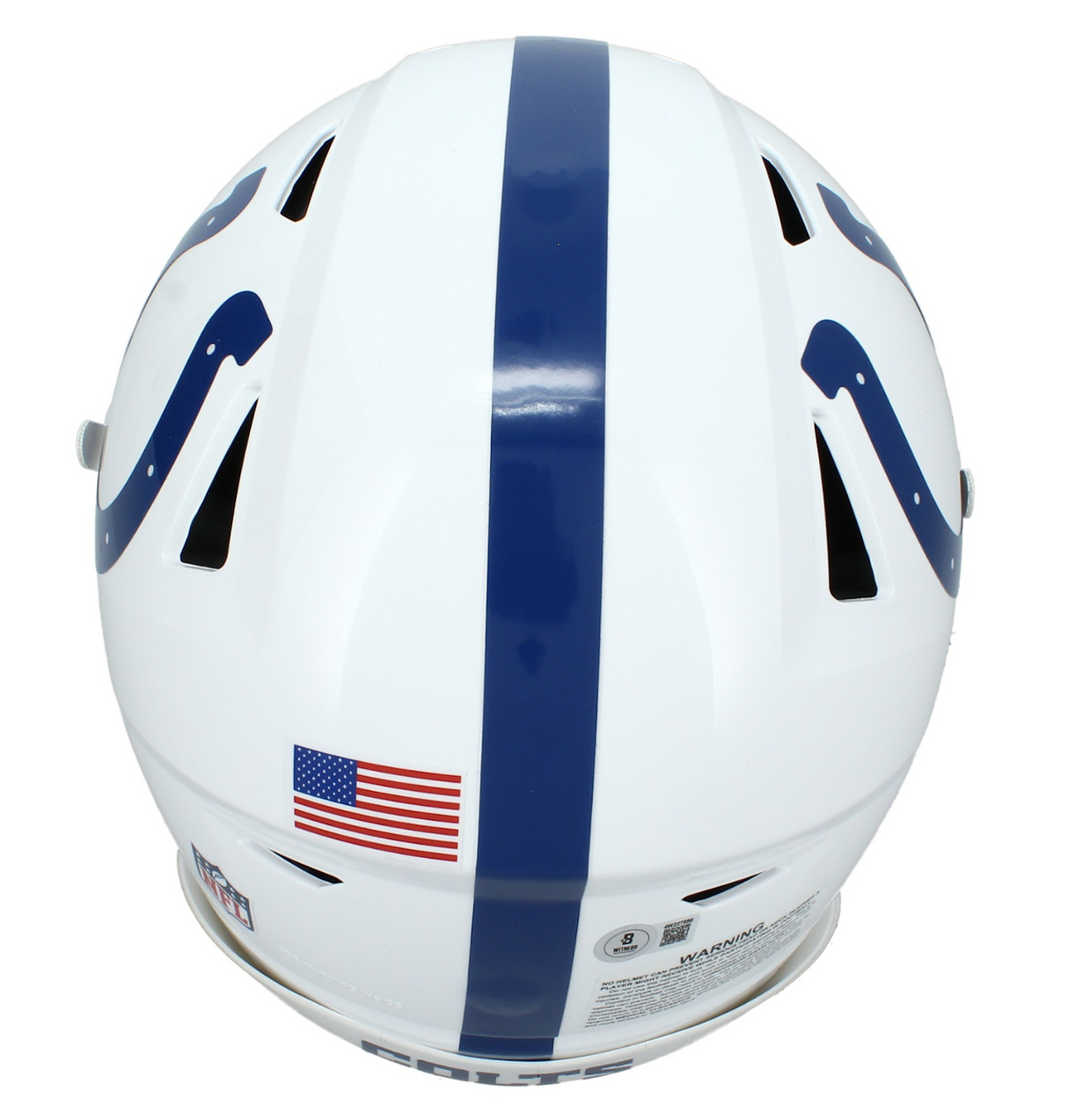 Edgerrin James Autographed/Dual-Inscribed "99 OROY, 2X Rushing Leader" Indianapolis Colts Speedflex Authentic Helmet Beckett Witnessed