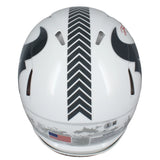 Dalton Schultz Autographed Houston Texans 2024 Salute to Service Speed Authentic Helmet Beckett Witnessed