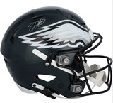 Jalen Hurts Autographed Philadelphia Eagles Super Bowl LIX Champions Logo Speedflex Authentic Helmet Fanatics